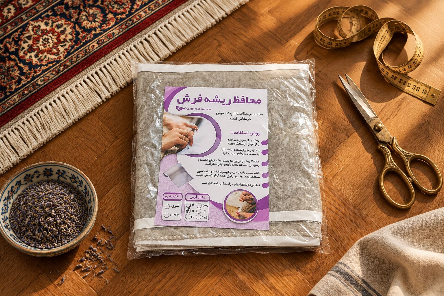 محافظ ریشه فرش